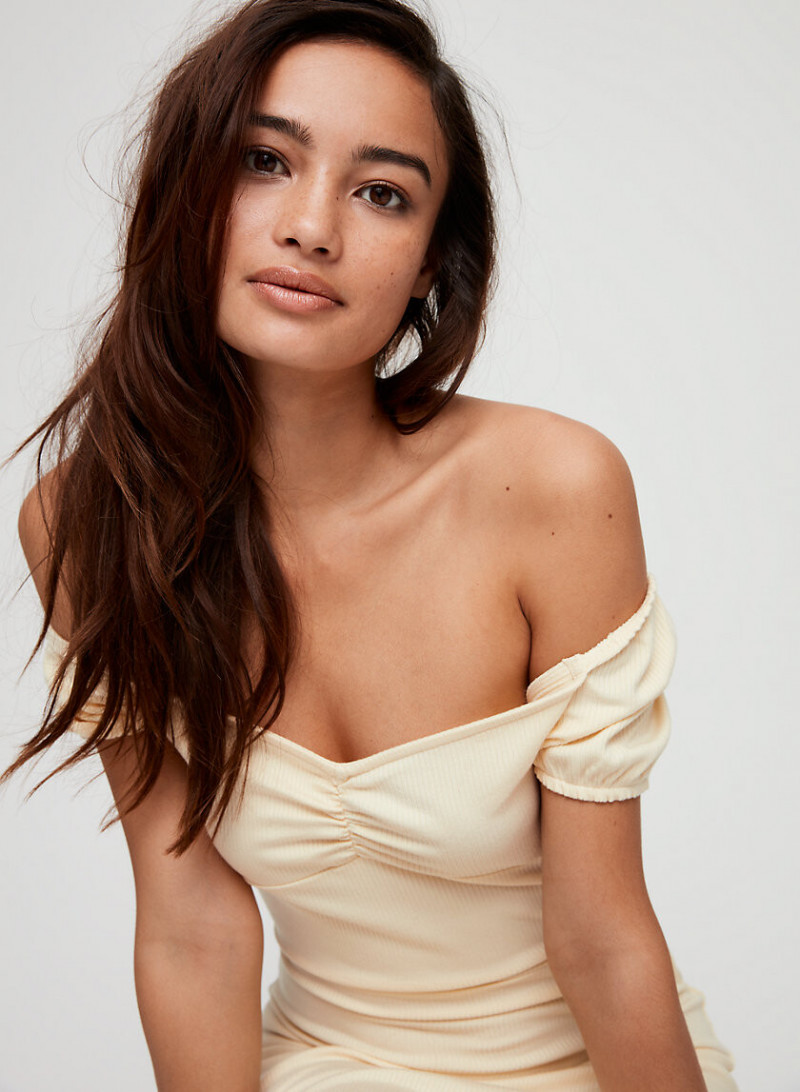 Kelsey Merritt featured in  the Aritzia catalogue for Spring/Summer 2019