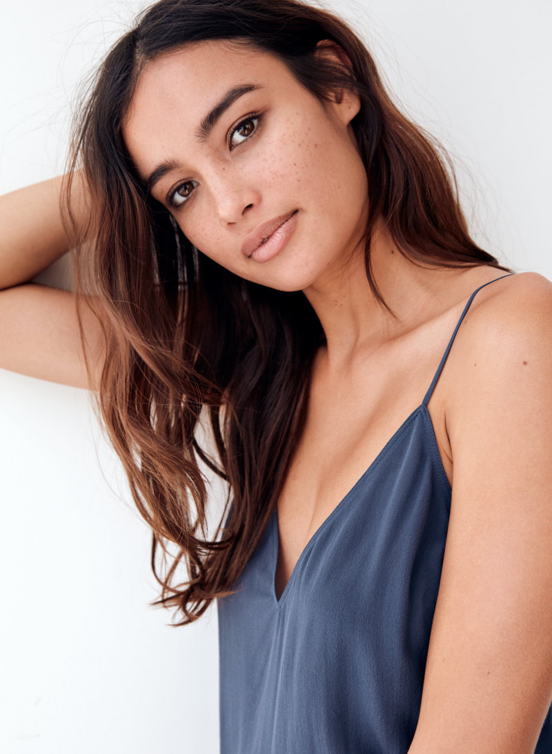 Kelsey Merritt featured in  the Aritzia catalogue for Spring/Summer 2019