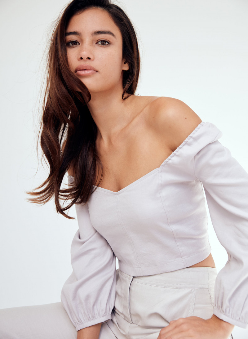 Kelsey Merritt featured in  the Aritzia catalogue for Spring/Summer 2019