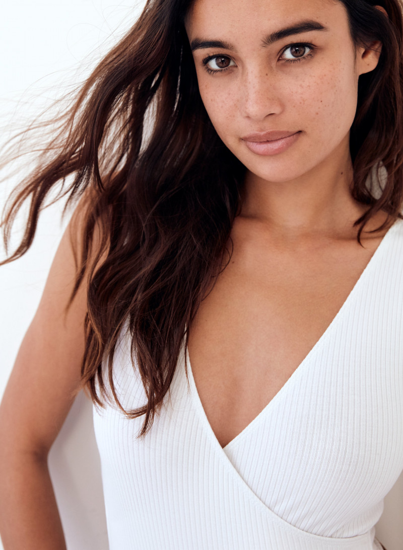 Kelsey Merritt featured in  the Aritzia catalogue for Spring/Summer 2019