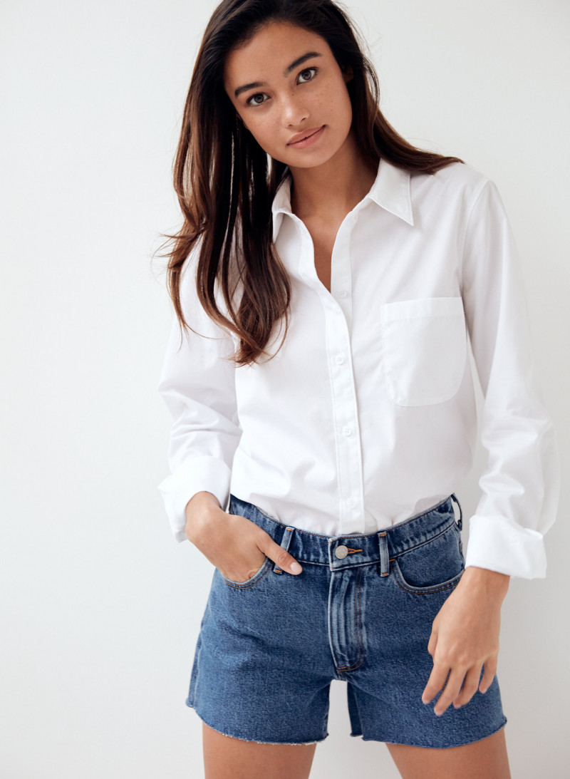 Kelsey Merritt featured in  the Aritzia catalogue for Spring/Summer 2019