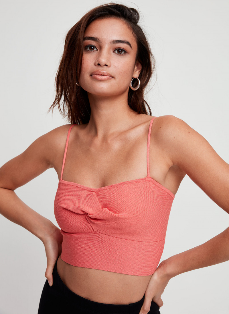 Kelsey Merritt featured in  the Aritzia catalogue for Spring/Summer 2019