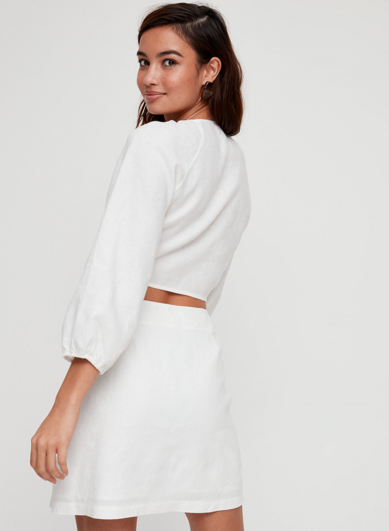 Kelsey Merritt featured in  the Aritzia catalogue for Spring/Summer 2019