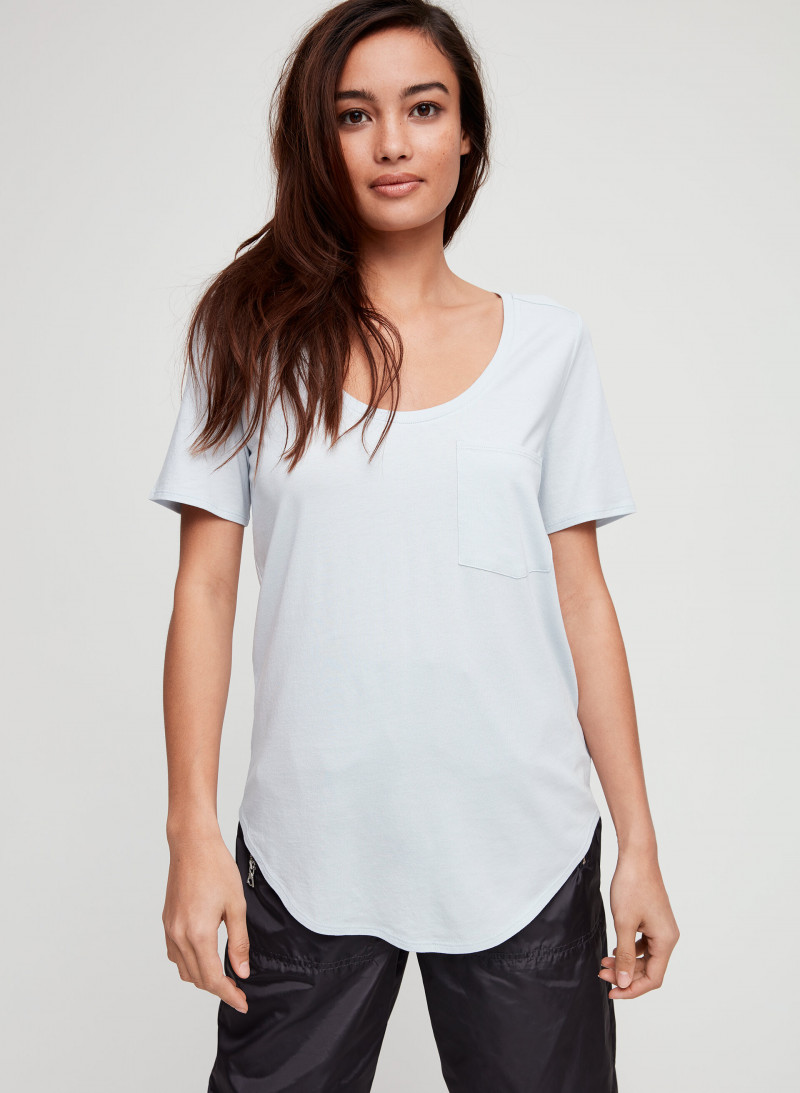 Kelsey Merritt featured in  the Aritzia catalogue for Spring/Summer 2019