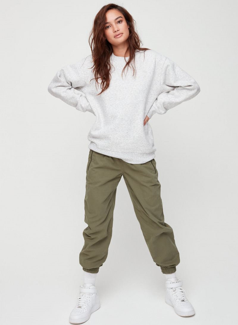 Kelsey Merritt featured in  the Aritzia catalogue for Spring/Summer 2019