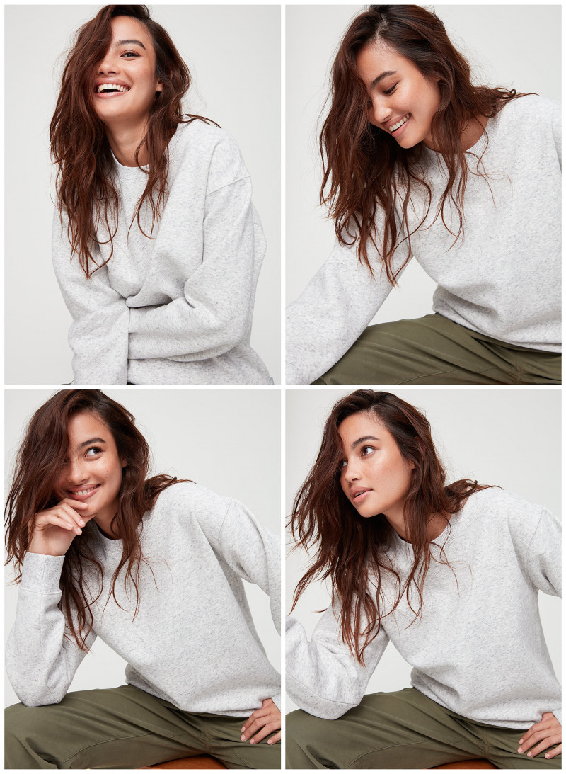 Kelsey Merritt featured in  the Aritzia catalogue for Spring/Summer 2019