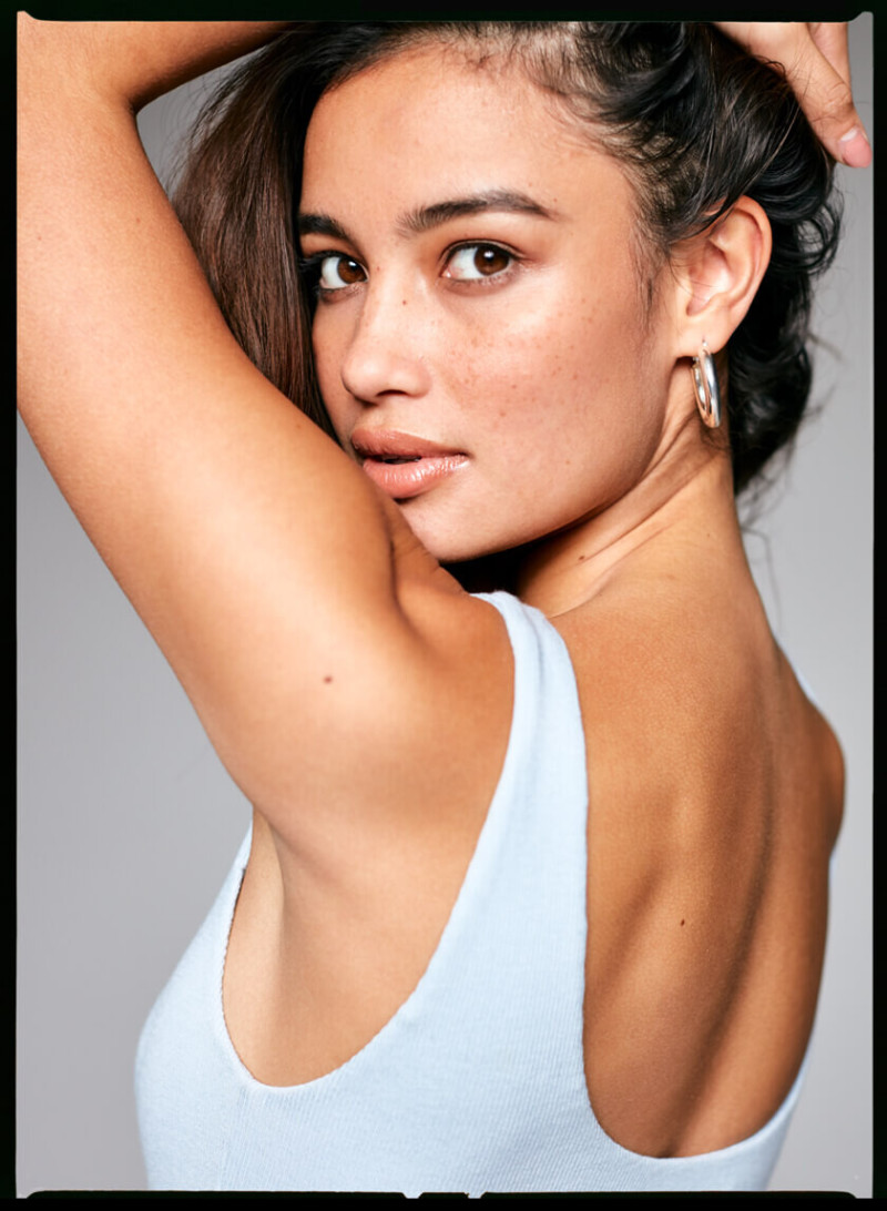Kelsey Merritt featured in  the Aritzia catalogue for Spring/Summer 2019