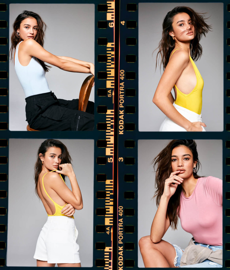 Kelsey Merritt featured in  the Aritzia catalogue for Spring/Summer 2019