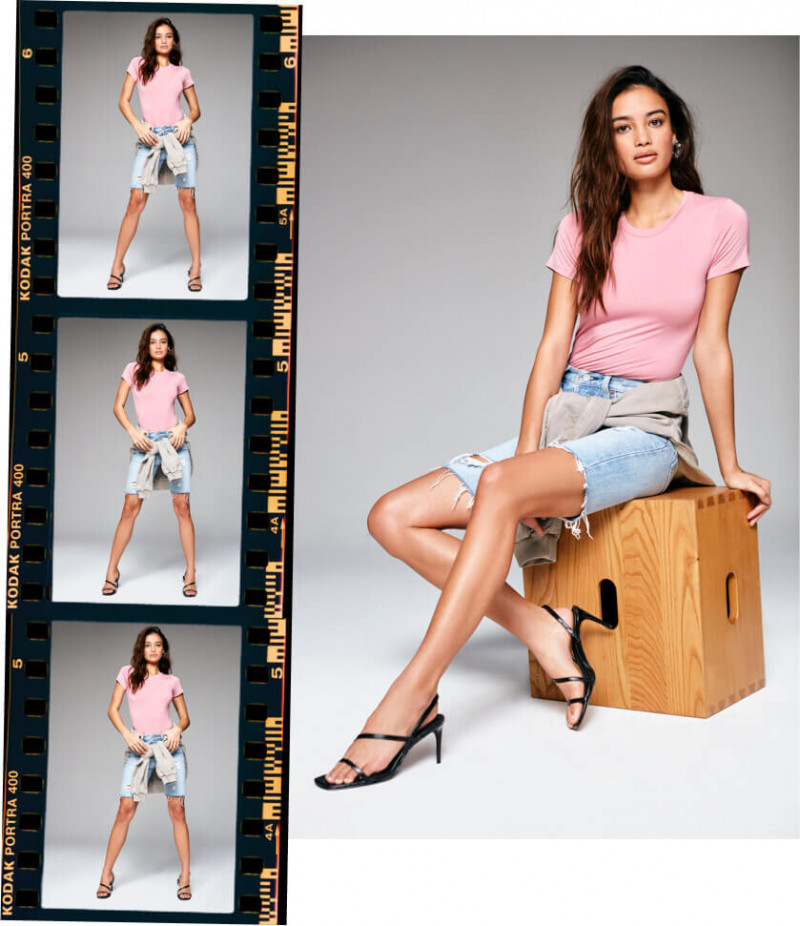 Kelsey Merritt featured in  the Aritzia catalogue for Spring/Summer 2019