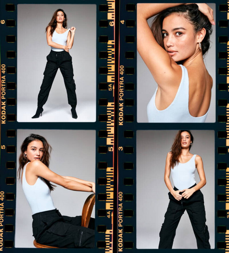 Kelsey Merritt featured in  the Aritzia catalogue for Spring/Summer 2019