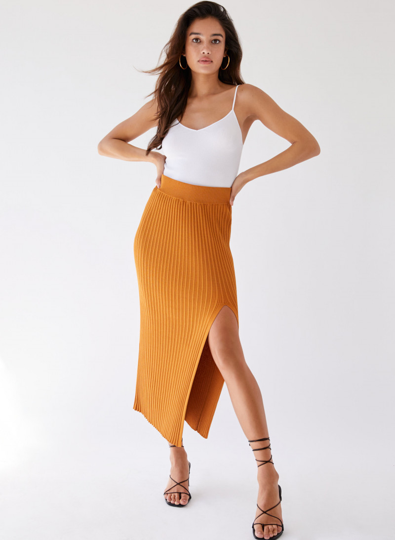 Kelsey Merritt featured in  the Aritzia catalogue for Spring/Summer 2019