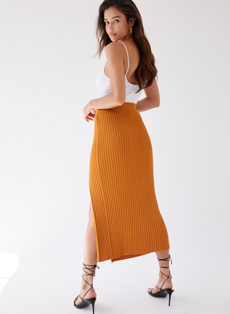 Kelsey Merritt featured in  the Aritzia catalogue for Spring/Summer 2019