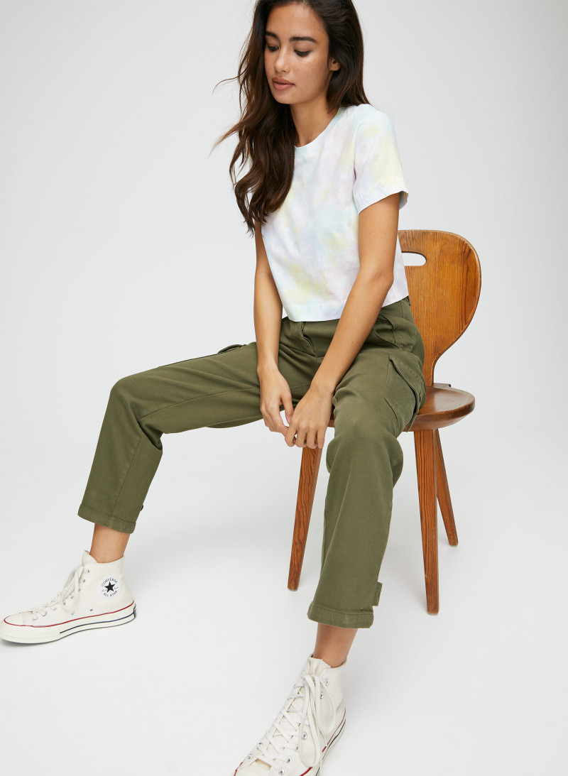 Kelsey Merritt featured in  the Aritzia catalogue for Spring/Summer 2019