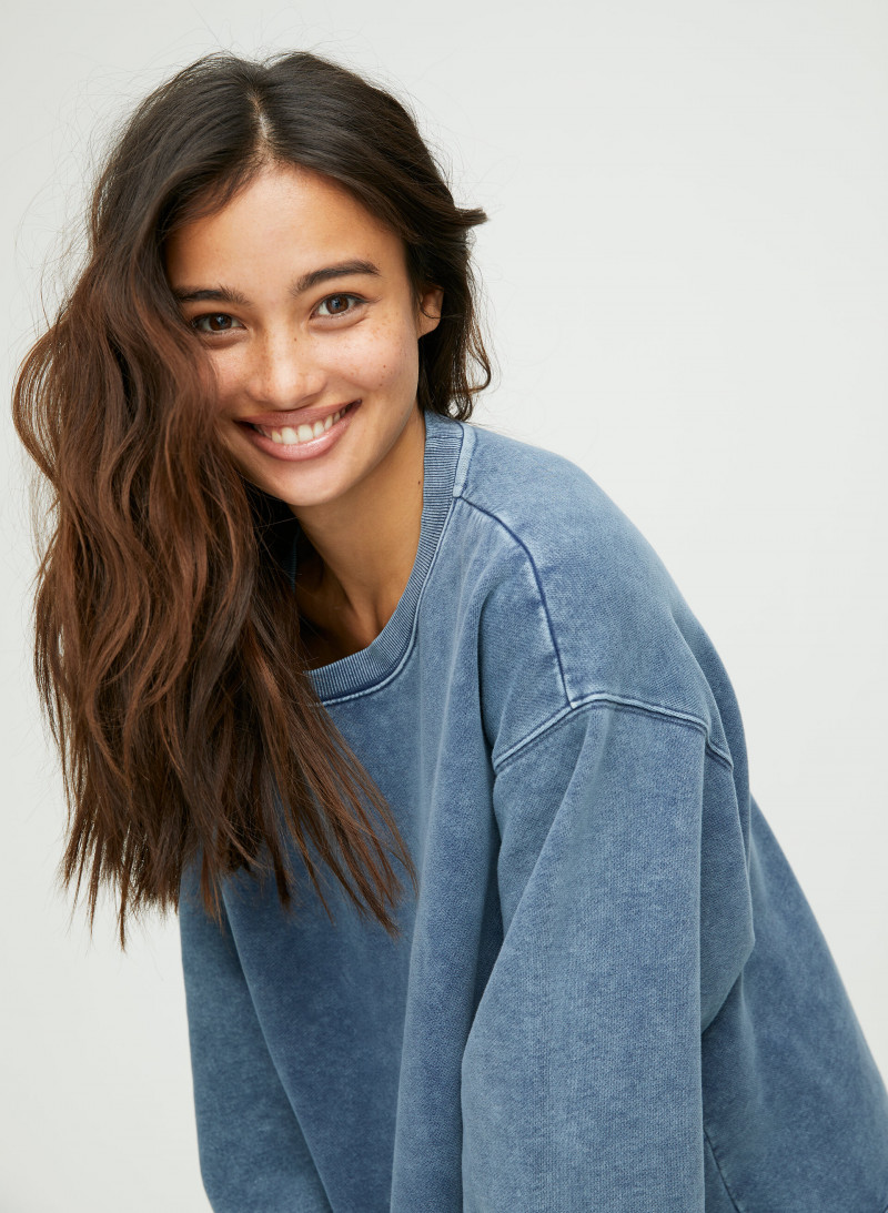 Kelsey Merritt featured in  the Aritzia catalogue for Spring/Summer 2019