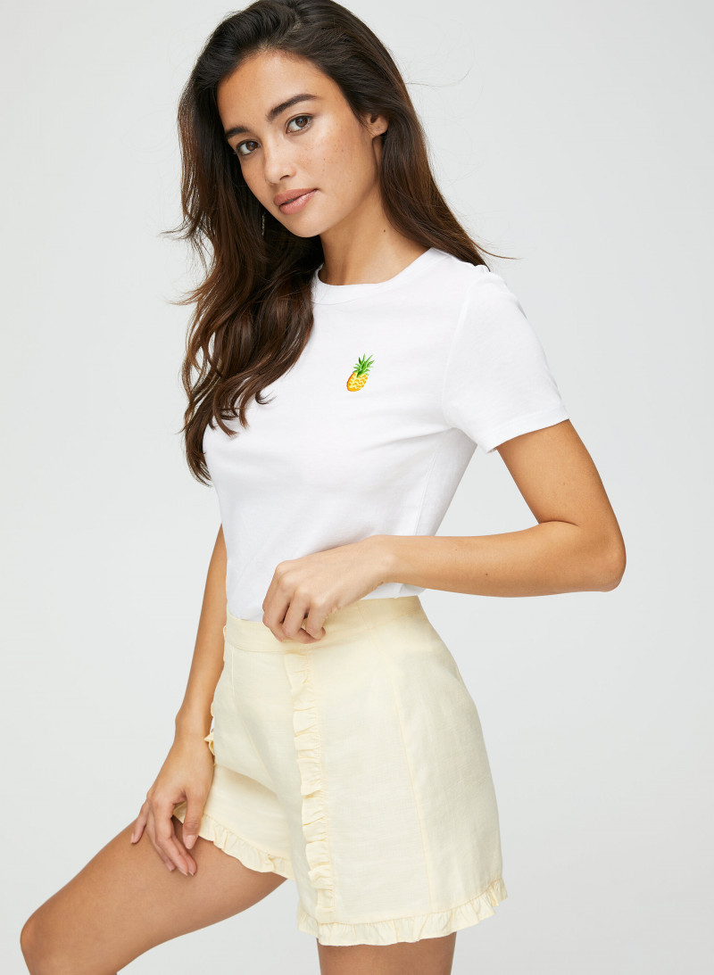 Kelsey Merritt featured in  the Aritzia catalogue for Spring/Summer 2019