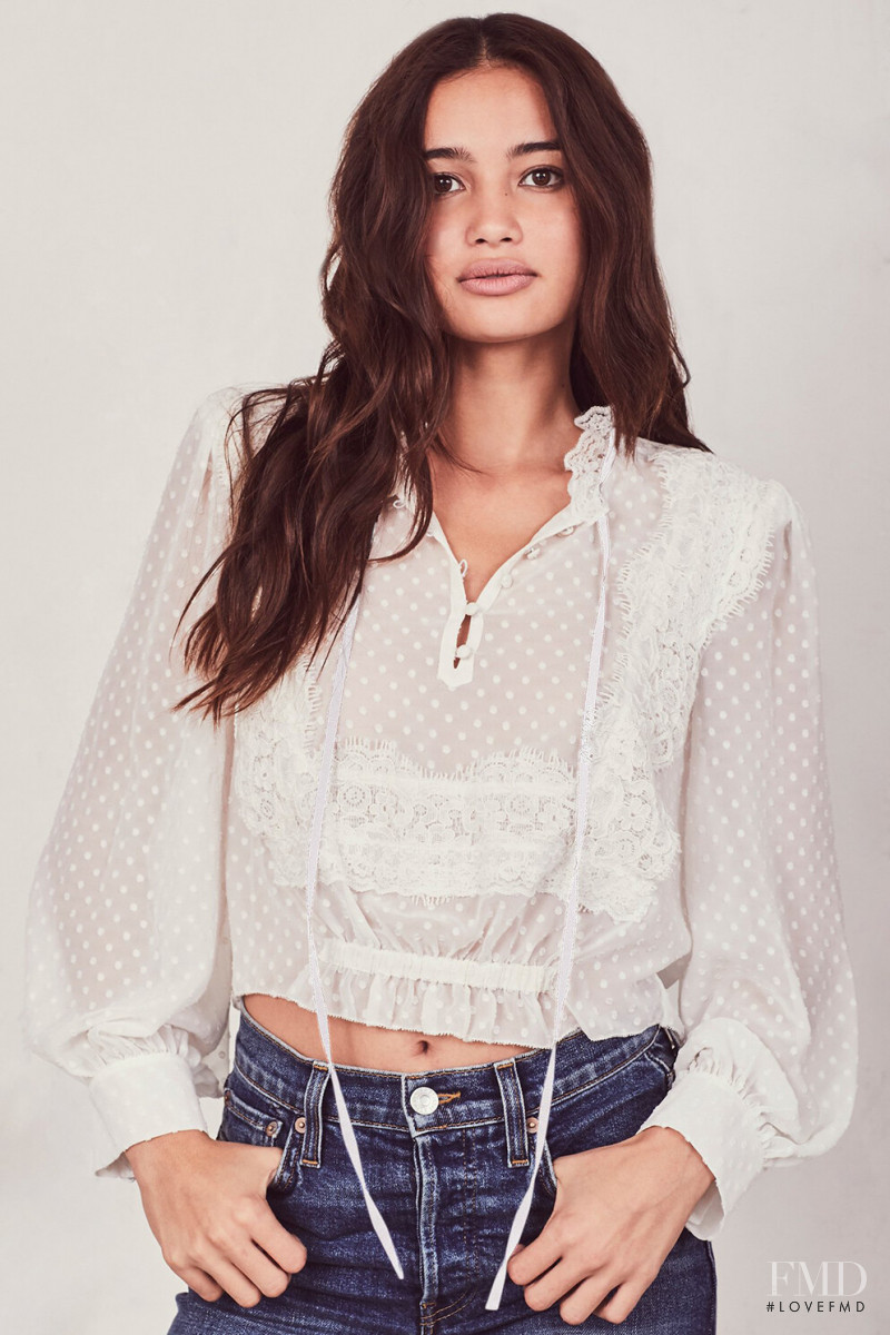 Kelsey Merritt featured in  the LoveShackFancy catalogue for Spring/Summer 2019