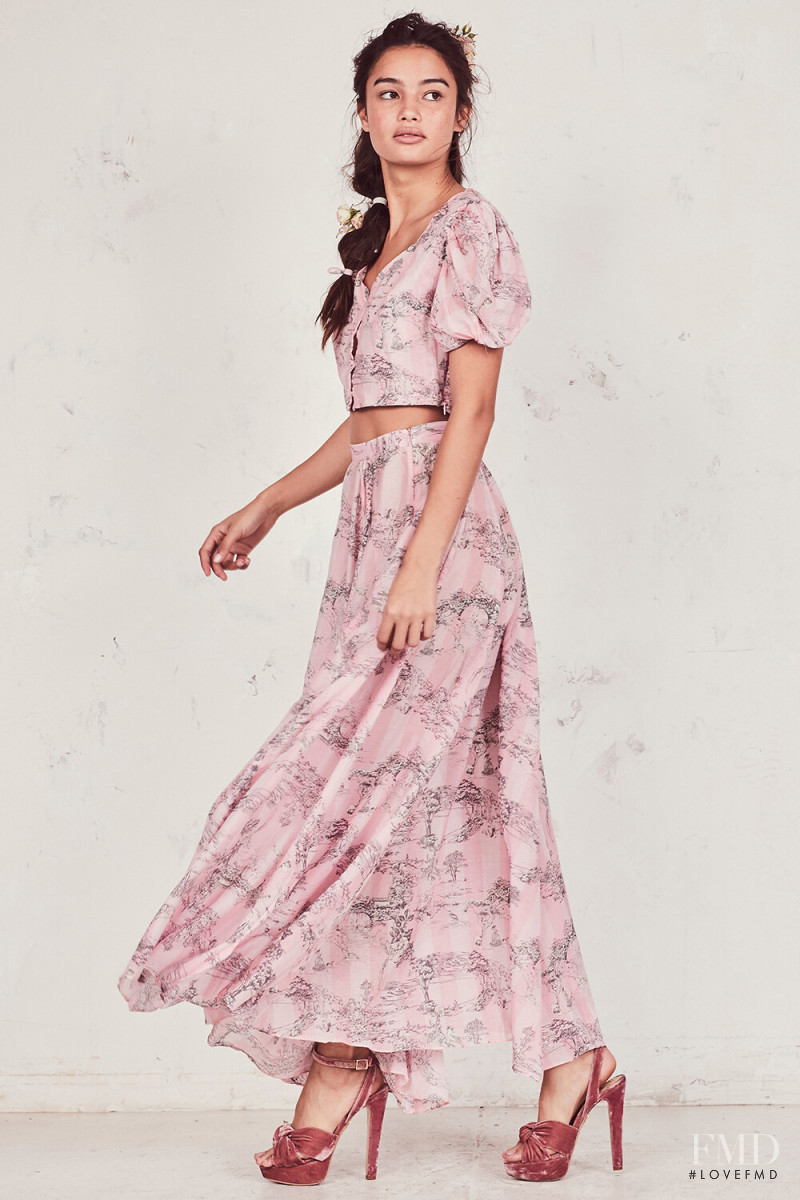 Kelsey Merritt featured in  the LoveShackFancy catalogue for Spring/Summer 2019