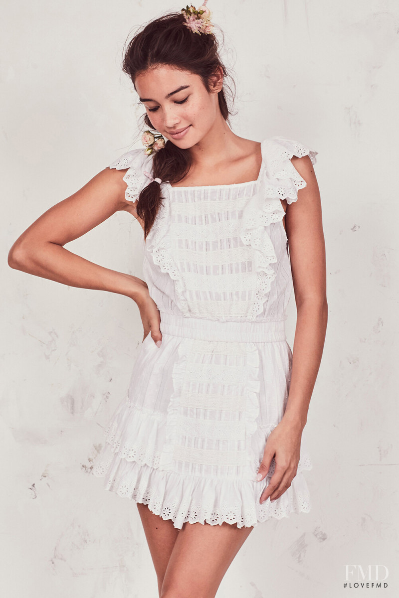 Kelsey Merritt featured in  the LoveShackFancy catalogue for Spring/Summer 2019