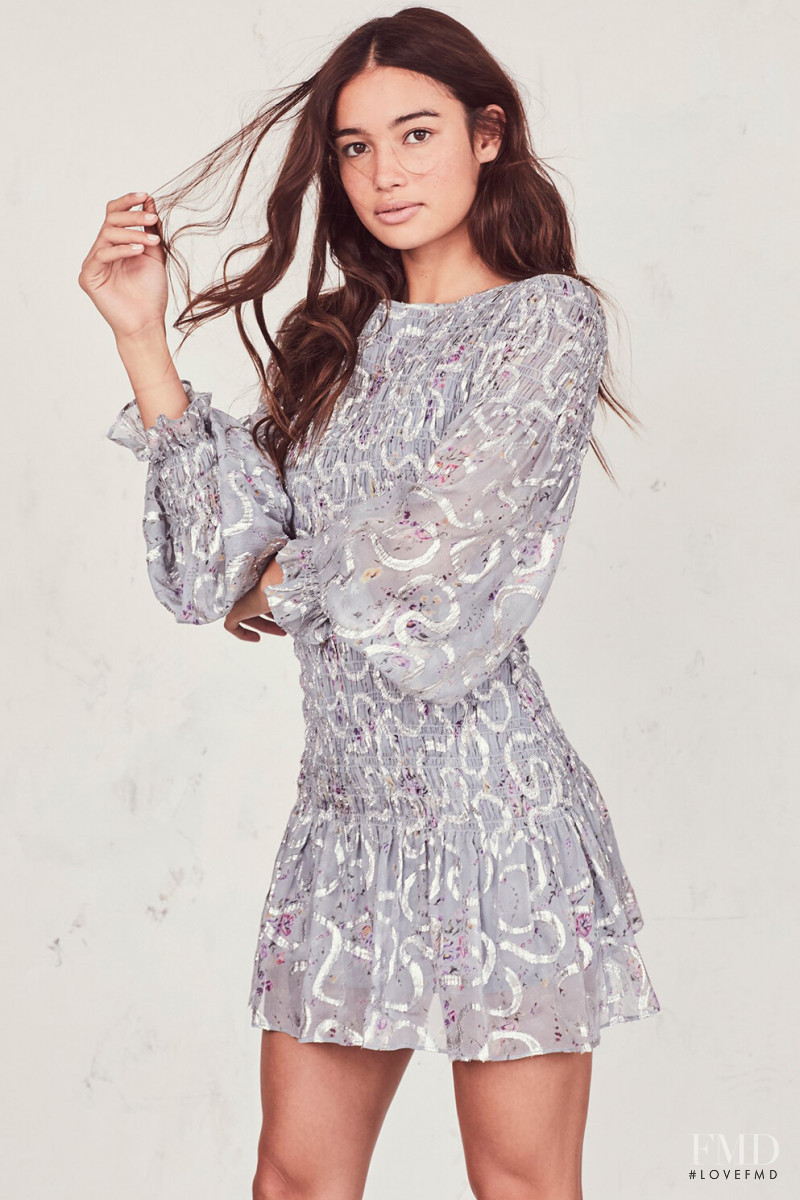 Kelsey Merritt featured in  the LoveShackFancy catalogue for Spring/Summer 2019