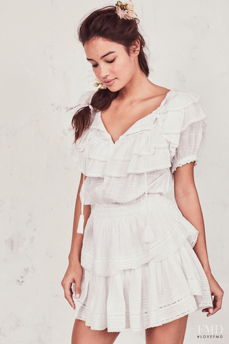 Kelsey Merritt featured in  the LoveShackFancy catalogue for Spring/Summer 2019