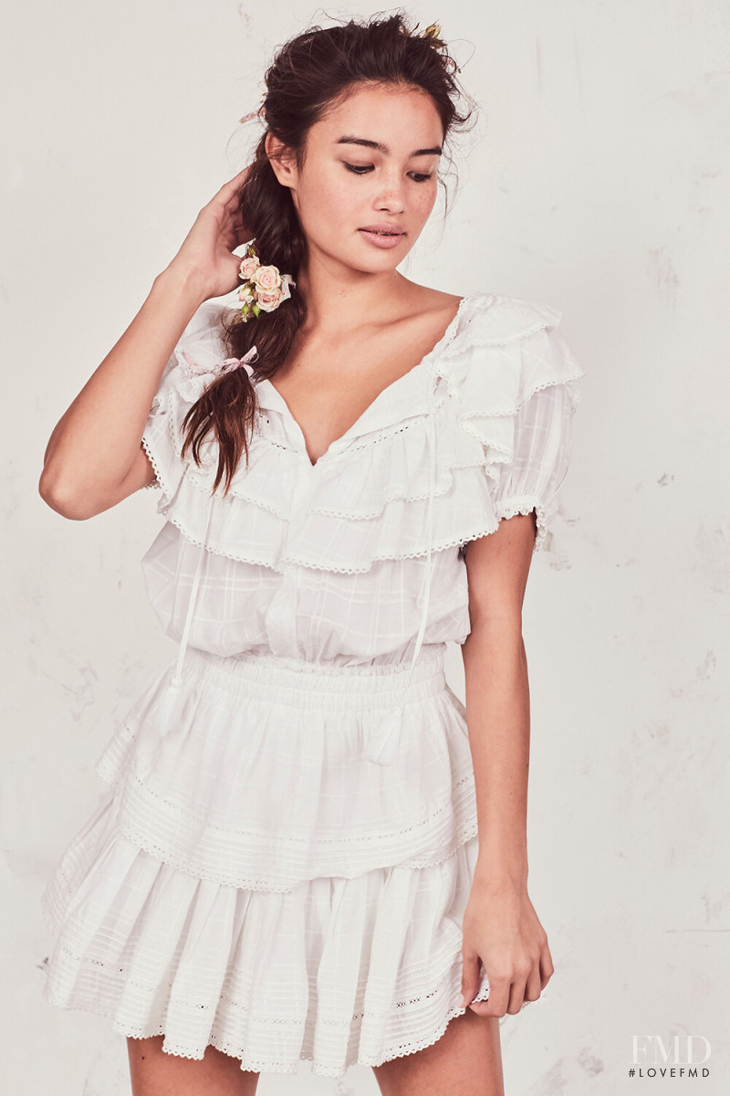 Kelsey Merritt featured in  the LoveShackFancy catalogue for Spring/Summer 2019