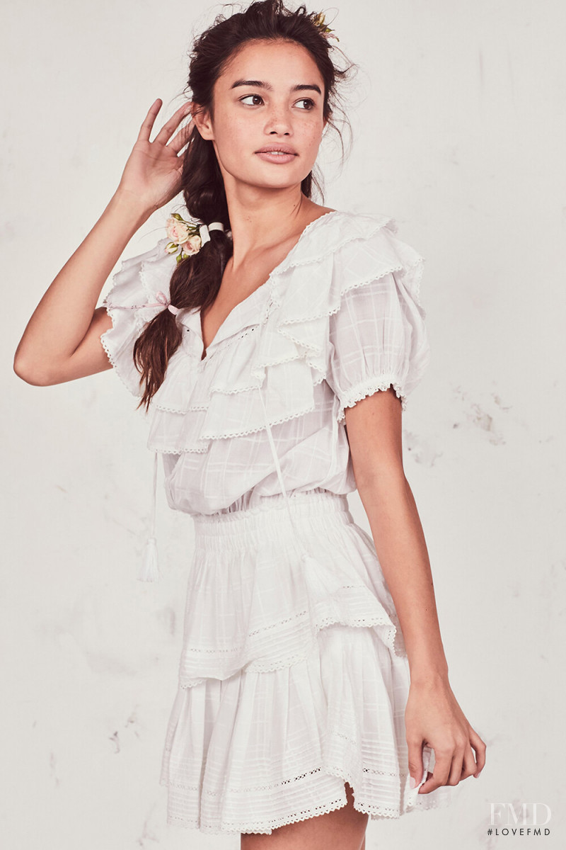 Kelsey Merritt featured in  the LoveShackFancy catalogue for Spring/Summer 2019