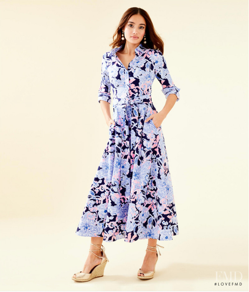 Kelsey Merritt featured in  the Lilly Pulitzer catalogue for Spring/Summer 2019