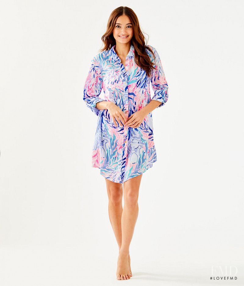 Kelsey Merritt featured in  the Lilly Pulitzer catalogue for Spring/Summer 2019