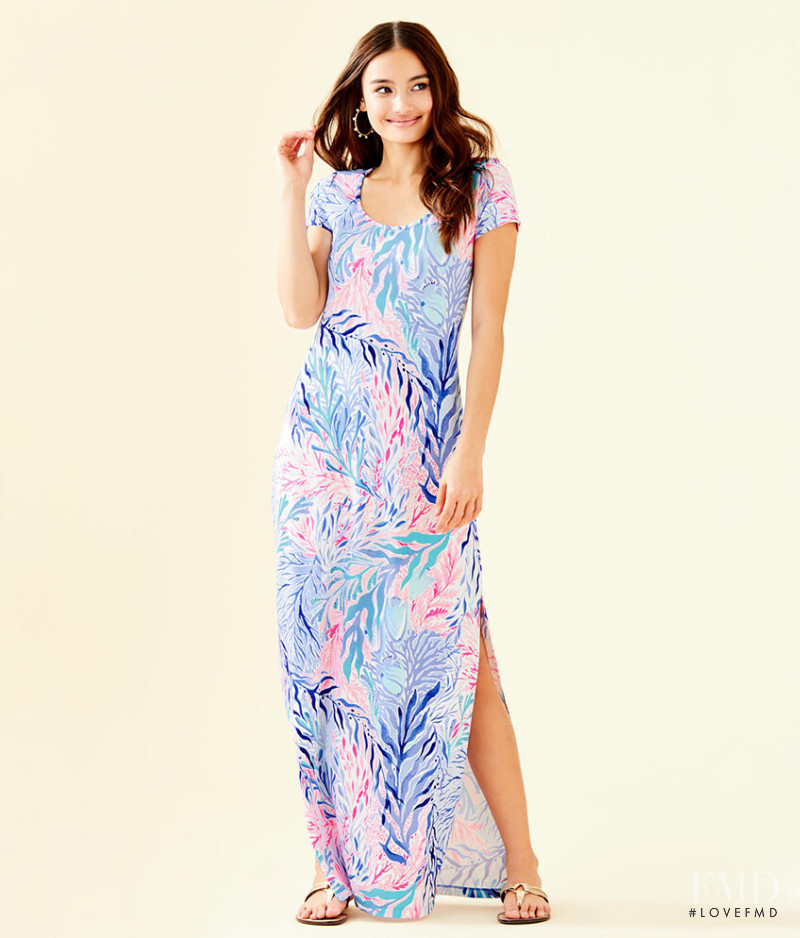 Kelsey Merritt featured in  the Lilly Pulitzer catalogue for Spring/Summer 2019