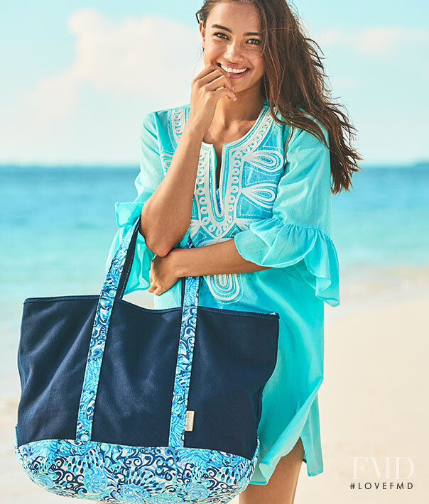 Kelsey Merritt featured in  the Lilly Pulitzer catalogue for Spring/Summer 2019