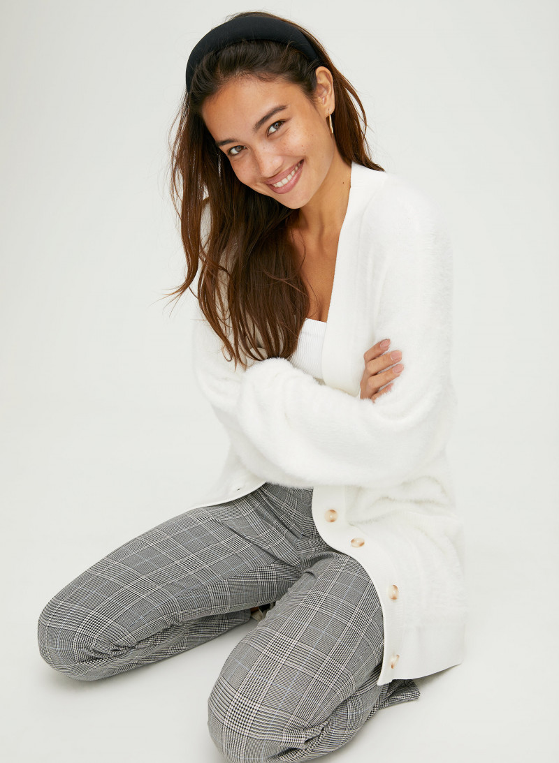 Kelsey Merritt featured in  the Aritzia catalogue for Autumn/Winter 2019