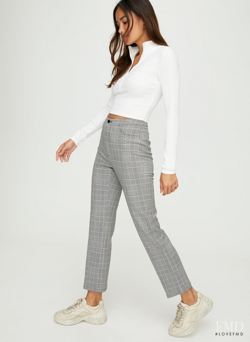 Kelsey Merritt featured in  the Aritzia catalogue for Autumn/Winter 2019