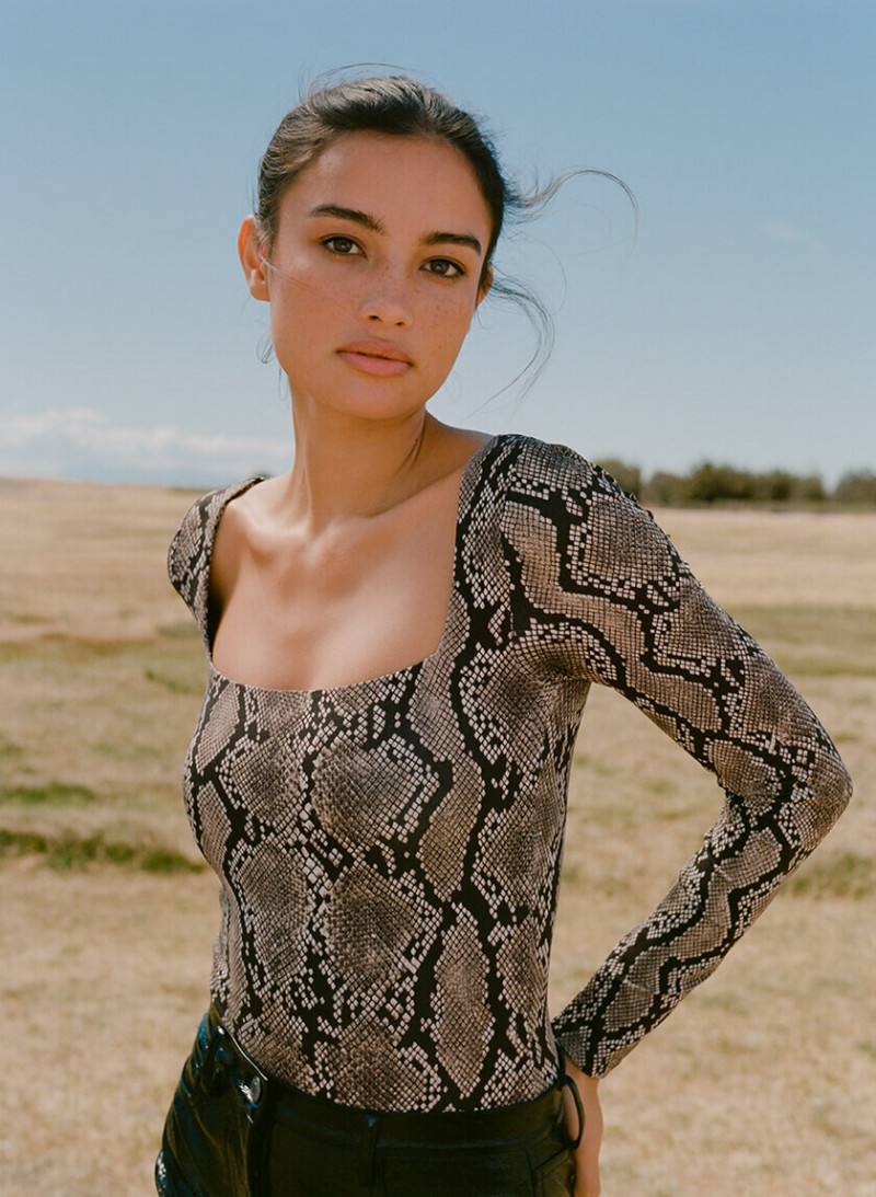 Kelsey Merritt featured in  the Aritzia catalogue for Autumn/Winter 2019