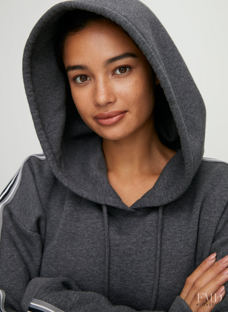 Kelsey Merritt featured in  the Aritzia catalogue for Autumn/Winter 2019