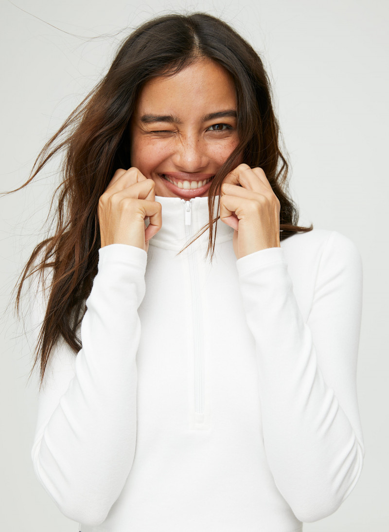 Kelsey Merritt featured in  the Aritzia catalogue for Autumn/Winter 2019