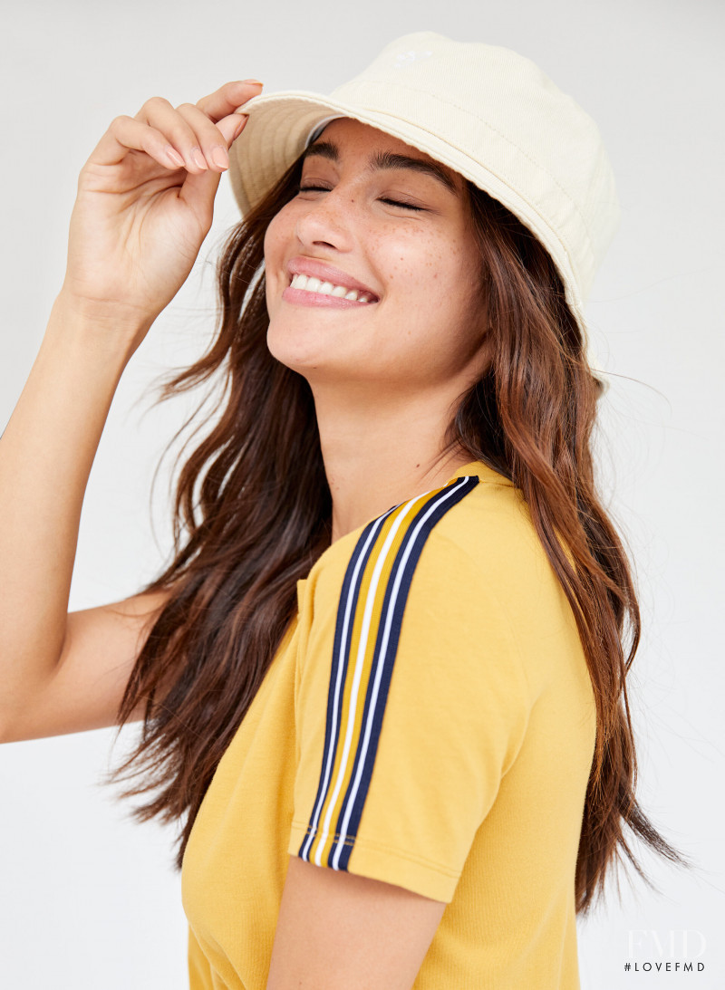 Kelsey Merritt featured in  the Aritzia catalogue for Autumn/Winter 2019