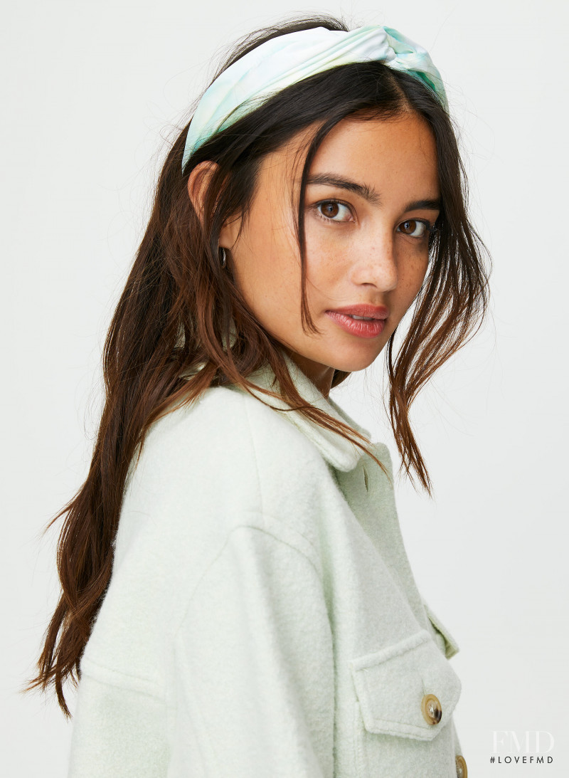 Kelsey Merritt featured in  the Aritzia catalogue for Autumn/Winter 2019