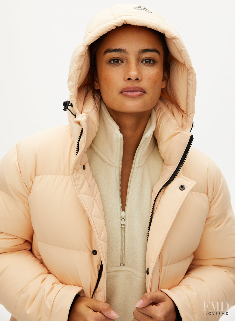 Kelsey Merritt featured in  the Aritzia catalogue for Autumn/Winter 2019