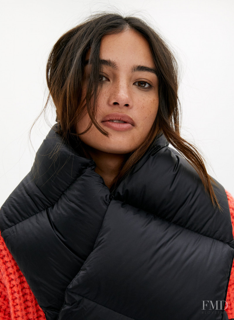 Kelsey Merritt featured in  the Aritzia catalogue for Autumn/Winter 2019