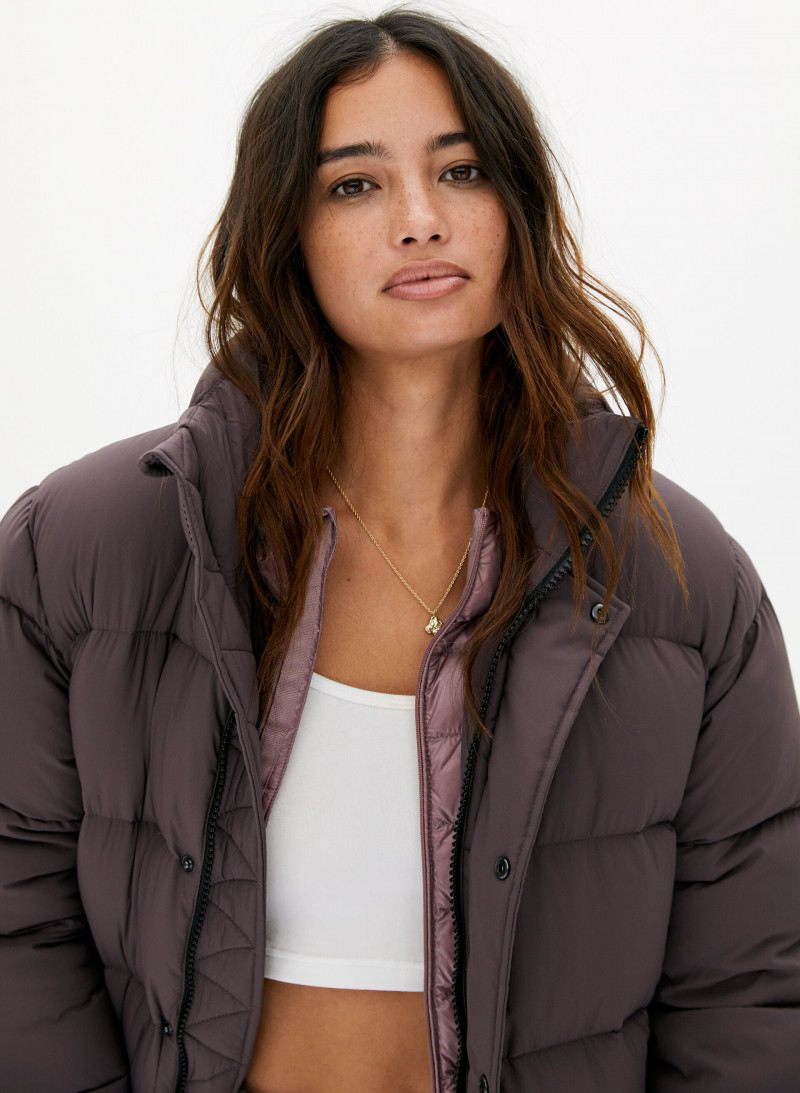 Kelsey Merritt featured in  the Aritzia catalogue for Autumn/Winter 2019