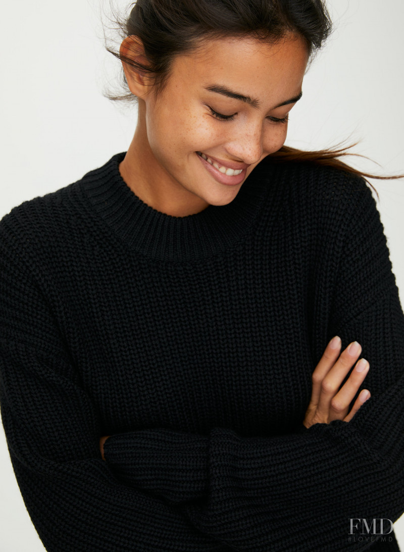 Kelsey Merritt featured in  the Aritzia catalogue for Autumn/Winter 2019