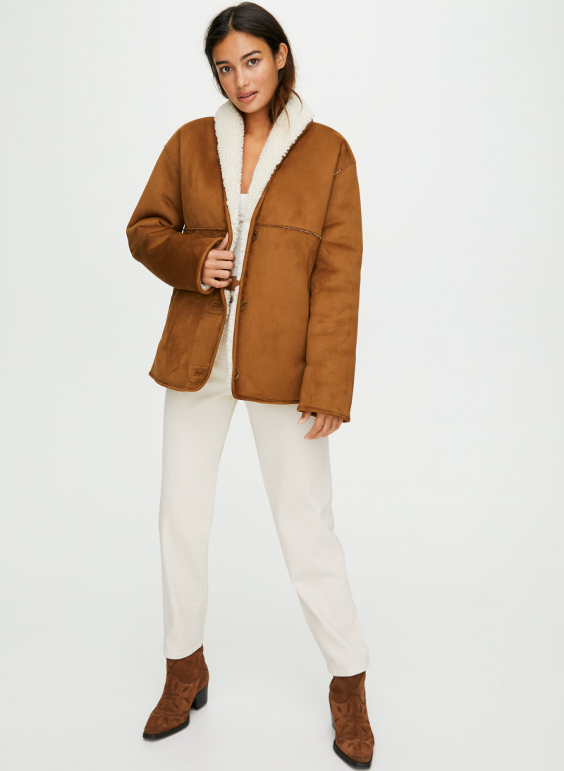 Kelsey Merritt featured in  the Aritzia catalogue for Autumn/Winter 2019