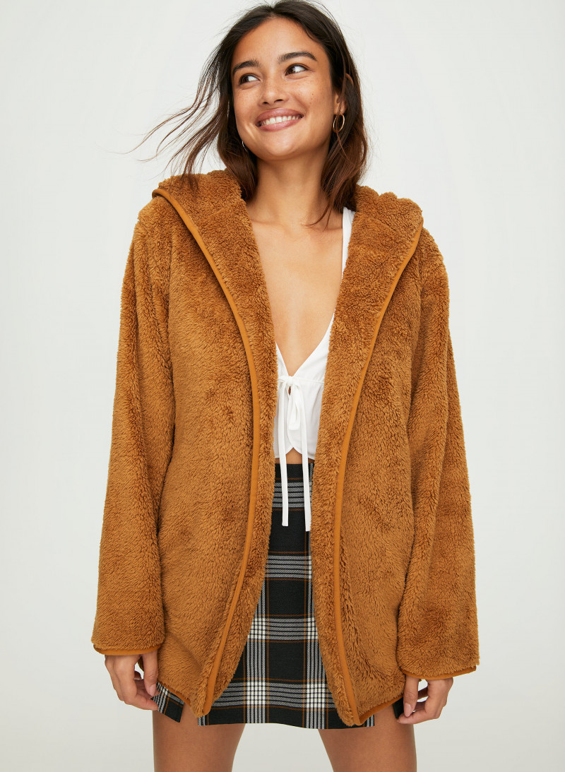 Kelsey Merritt featured in  the Aritzia catalogue for Autumn/Winter 2019