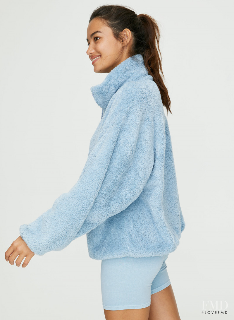 Kelsey Merritt featured in  the Aritzia catalogue for Autumn/Winter 2019