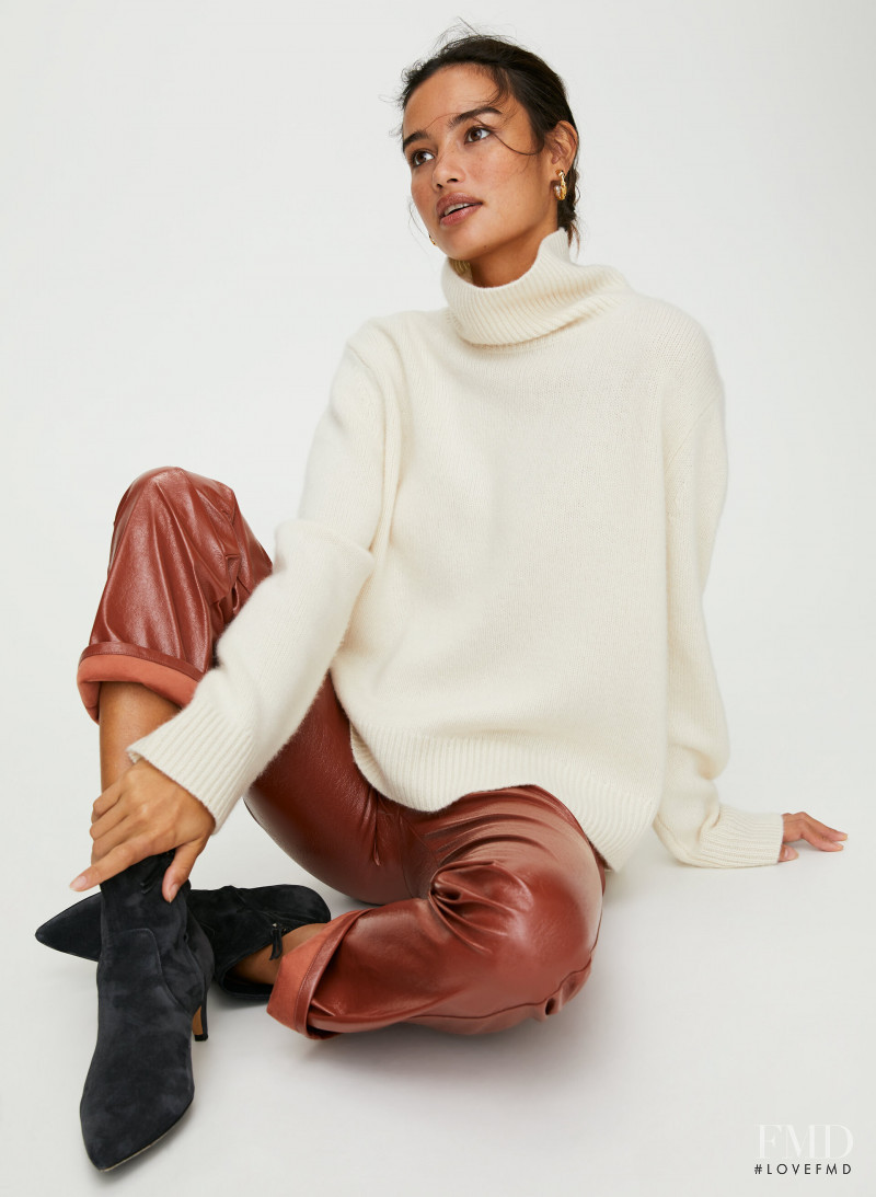 Kelsey Merritt featured in  the Aritzia catalogue for Autumn/Winter 2019