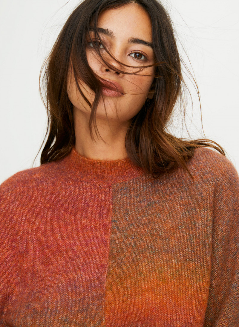 Kelsey Merritt featured in  the Aritzia catalogue for Autumn/Winter 2019