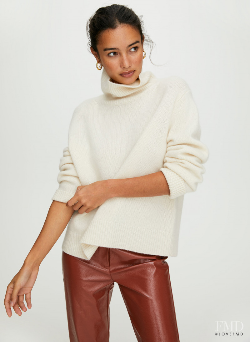 Kelsey Merritt featured in  the Aritzia catalogue for Autumn/Winter 2019