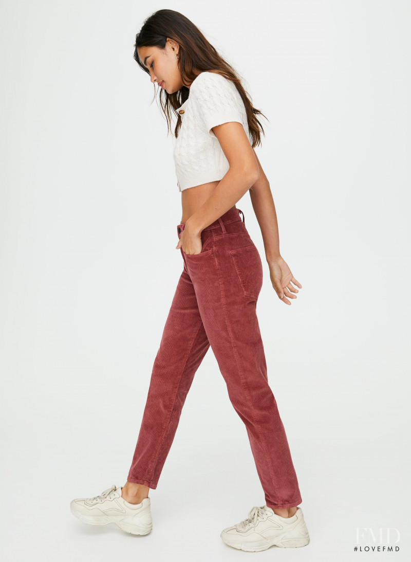 Kelsey Merritt featured in  the Aritzia catalogue for Autumn/Winter 2019