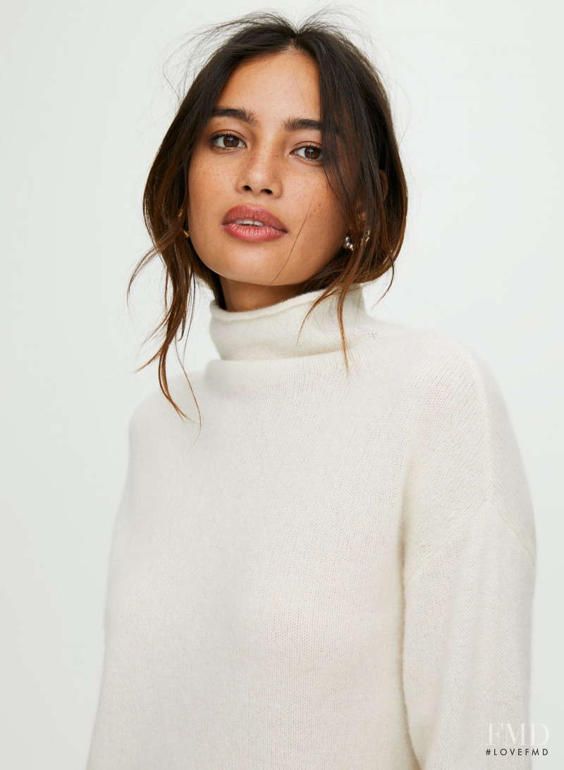 Kelsey Merritt featured in  the Aritzia catalogue for Autumn/Winter 2019