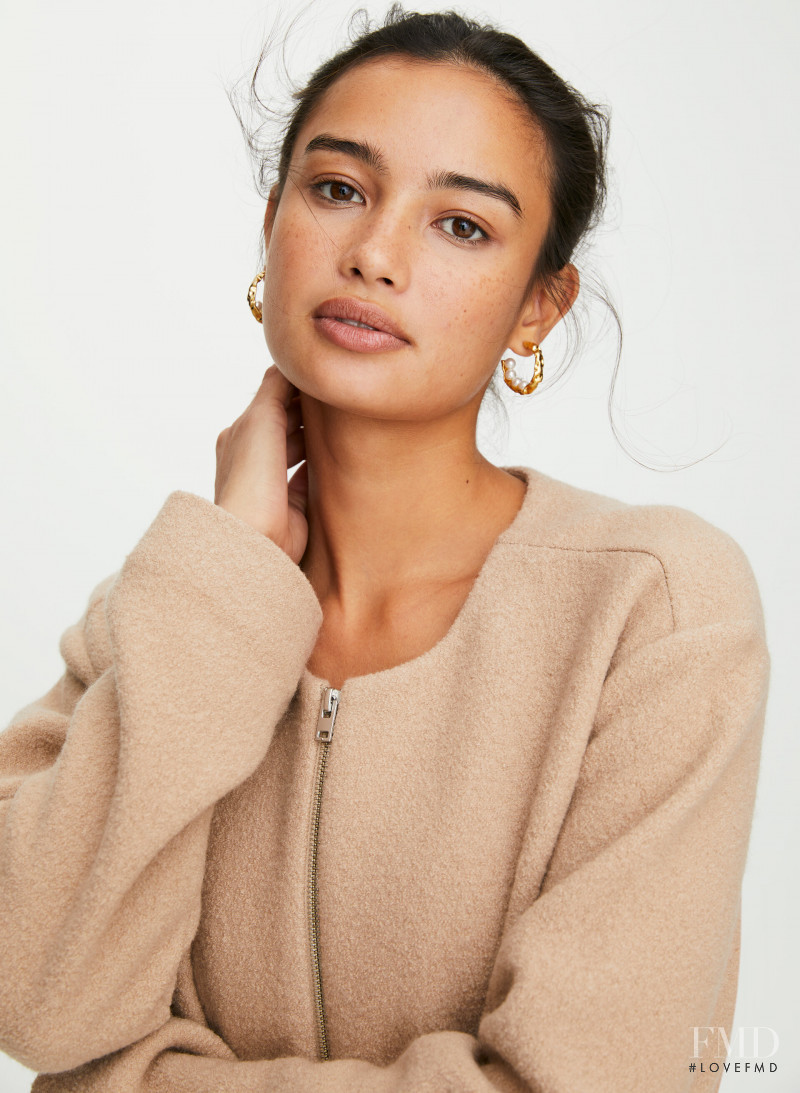 Kelsey Merritt featured in  the Aritzia catalogue for Autumn/Winter 2019